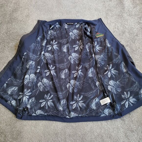 Travis Mathew Jacket Mens Extra Large Blue Windbreaker Golf Lightweight Hawaiian - Picture 3 of 13